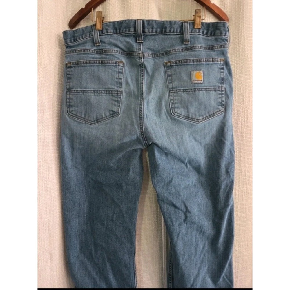 Carhartt Relaxed Fit Straight Leg Blue Jeans Mens Size 36x34